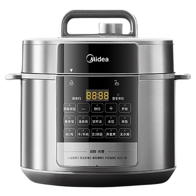 美的电压力锅6L家用智能双胆