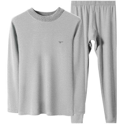 七匹狼保暖衣加绒加厚中领男内衣