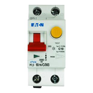 EATON伊顿穆勒PFL9-10/1N/C/003带过载保护的漏电断路器 原装正品