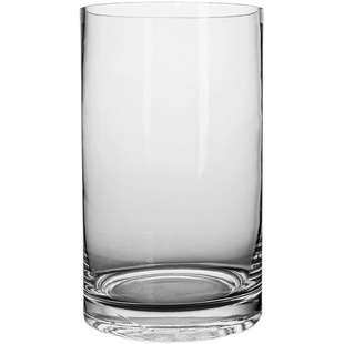 Edelweiss简约玻璃透明落地摆件 富贵竹 吊钟马醉木 直筒水培花瓶