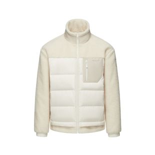 波司登2023秋冬情侣羊羔绒拼接男女同款轻暖羽绒服B30135710