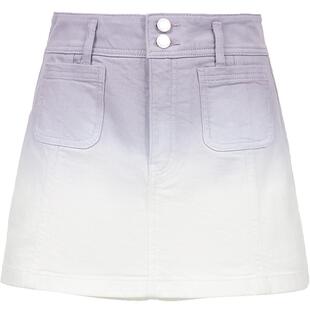 ONLY奥莱2025夏季新款时尚渐变水洗高腰裤裙短裤牛仔裤女