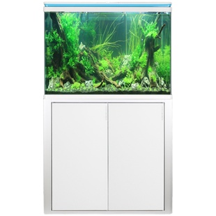 森森热弯鱼缸中型底过滤金鱼缸家用上滤玻璃生态大鱼缸客厅水族箱