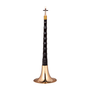 黄氏管乐乌木D调唢呐乐器全套初学者专业演奏索拉纯铜锁呐大小号