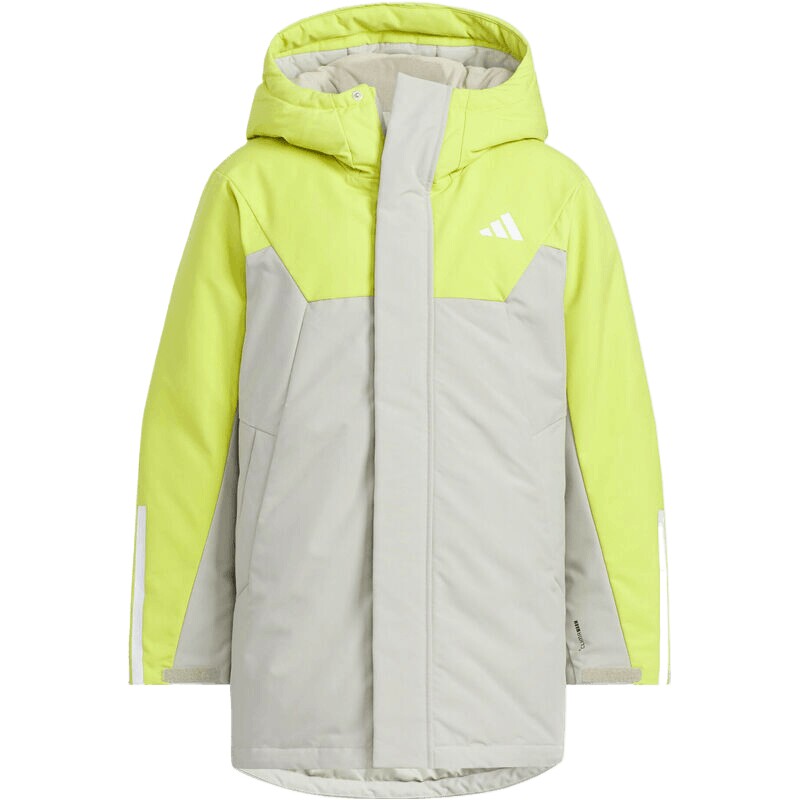 滔搏丨adidas阿迪达斯儿童户外休闲保暖连帽羽绒服外套KC5410