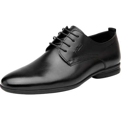 金利来头层牛皮系带透气男士皮鞋