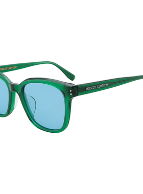 MOSCOTLEMTOSH复古方形蓝色墨镜