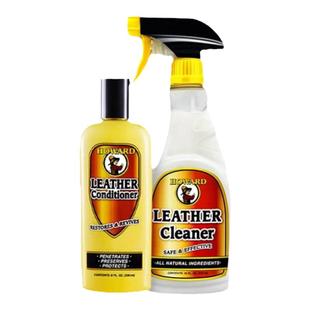 美国HOWARD皮革清洁剂真皮沙发护理保养油套装皮具座椅去污清洗剂