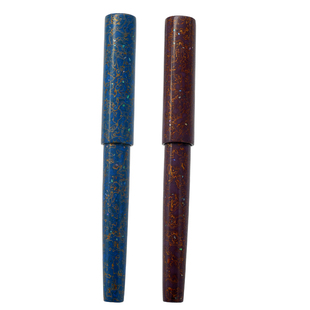 一航 WANCHER 黑檀木 生漆工匠犀皮漆钢笔JOWO笔尖木盒