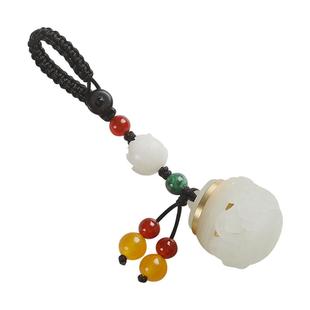 夜光镂空香囊球汽车钥匙扣挂件男女精致包包小吊坠香丸香薰盒挂饰