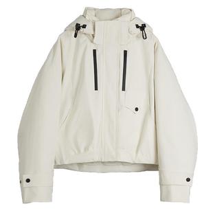 【自营】ELLE90白鸭绒两件套羽绒服女2024冬新款工装户外风派克服