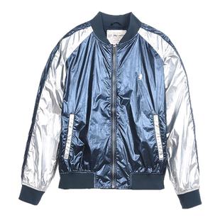 MCS男装源自万宝路秋季立领变化款外套美式高级时尚复古男士夹克