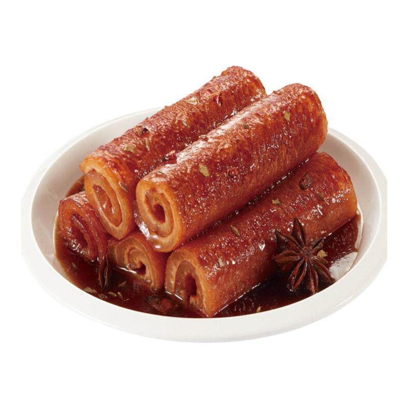 卤香虎皮肉卷50袋即食肉类小零食