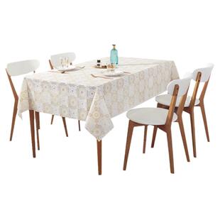 桌布茶几布防水防油桌垫防滑免洗餐桌布茶几垫PVC塑料印花台布