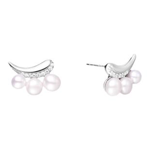 ARSIS流光光影微笑耳钉小众设计感轻奢独特百搭耳饰女新款