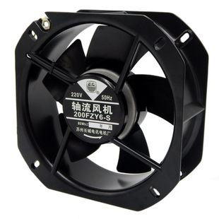 200fzy6/8-s铁叶轴流风机220v85w耐高温22580机柜电箱排风扇380v
