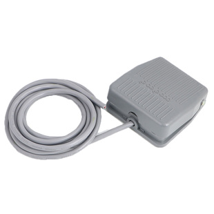 脚踏开关带线2米踏板脚踩开关TFS-201 自复位点动220V10A包邮正品