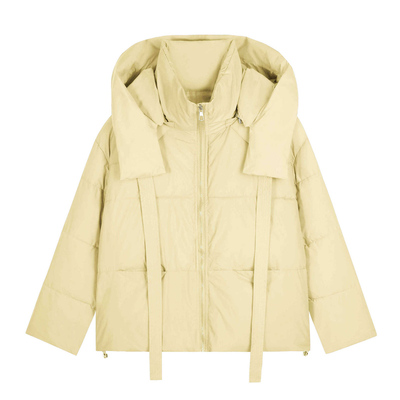 冬季新款设计感小熊耳朵连帽保暖棉服胖mm大码女装显瘦巨好看外套