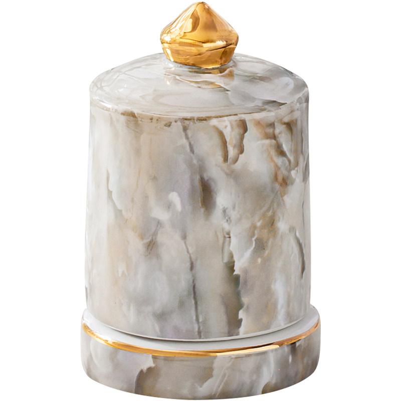 轻奢高级感陶瓷牙签筒欧式牙签盒