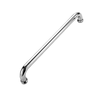 不锈钢304浴室玻璃门拉手淋浴房卫生间移门把手加厚铜芯单边扶手