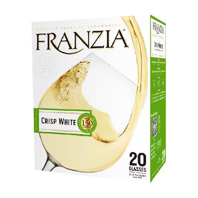 FRANZIA清爽白半干白葡萄酒3L装
