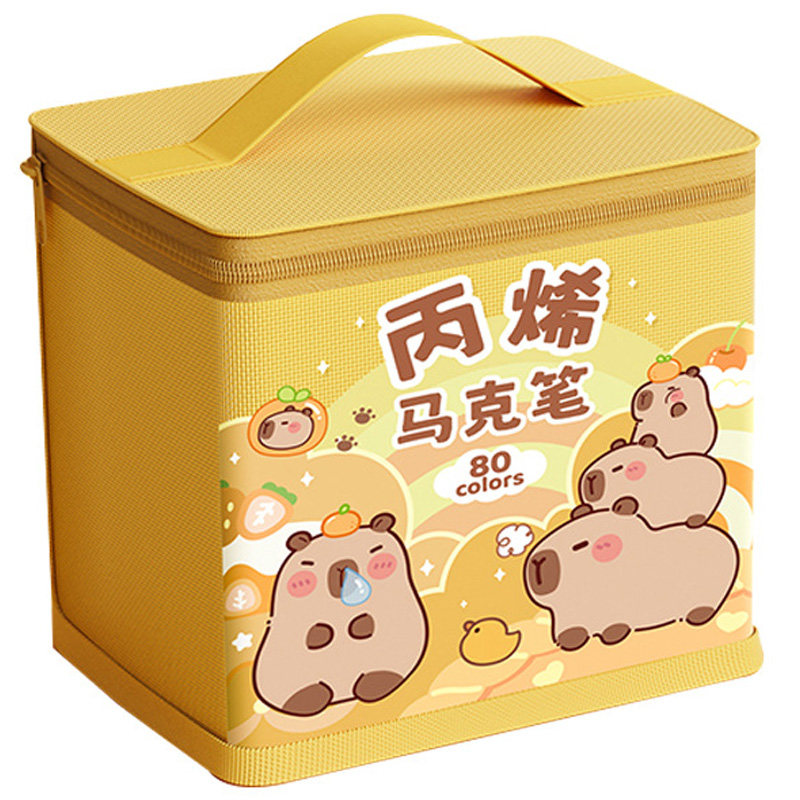 儿童丙烯马克笔不透色可叠涂软头
