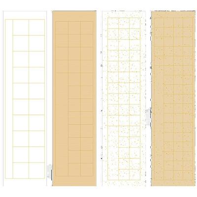 28格56格四尺对开三开书法作品纸