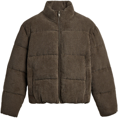 西班牙单！宽松复古灯芯绒棉服