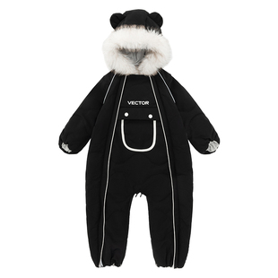 VECTOR玩可拓儿童滑雪服连体加厚保暖防水婴儿宝宝滑雪衣雪裤套装