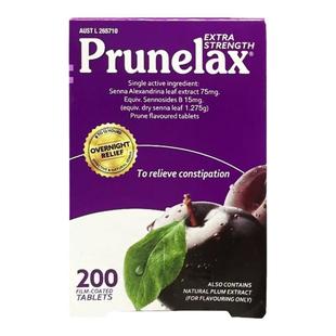 澳洲prunelax西梅片天然番泻叶植物膳食纤维素肠道健康畅通200粒