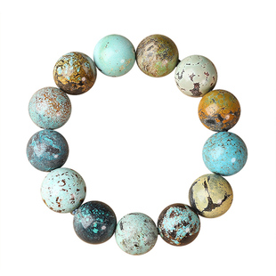 【20年老仓年终捡真漏】天然老料多宝绿松石手链破执价结缘直播