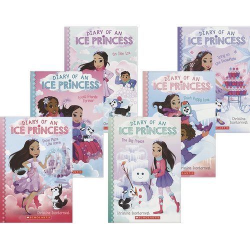 Scholastic Diary of an Ice Princess 冰雪公主日记6册套装 儿童英语桥梁书 初级章节读物 7-10岁 英文原版进口图书