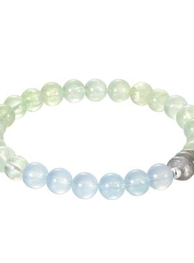 zeroline葡萄石海蓝宝水晶手串女