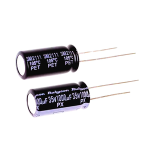 Rubycon原装电解电容 35v1000uf 10*20MM红宝石PX系列 105度 包邮