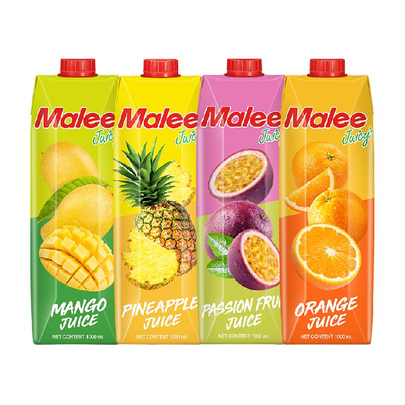泰国原装进口玛丽malee橙汁菠萝芒果百香果苹果汁饮料