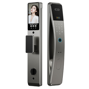 3D人脸识别指纹锁远程频对讲智能门锁掌静脉家用防盗门电子密码锁