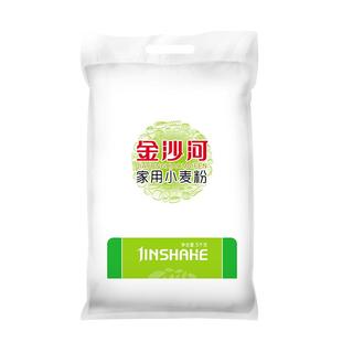 金沙河面粉 5kg 家用小麦粉 中筋面粉 包子馒头油条10斤专用面粉
