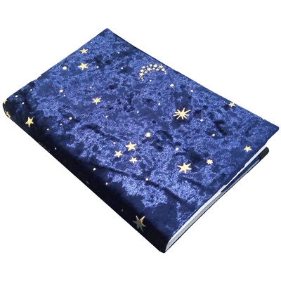 真我暗夜星月手工布书衣