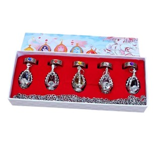 魔法少女小圆项链 灵魂宝石 悲叹之种吊坠戒指钥匙扣 COS动漫周边