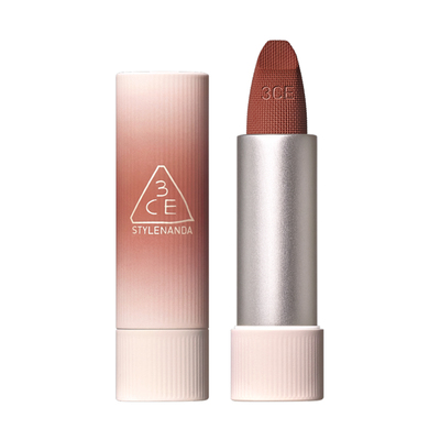 【新年礼物】3CE唇绒口红唇釉哑光显白裸色红棕女闺蜜生日