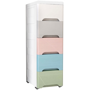 20/30/48cm夹缝收纳柜子抽屉式缝隙柜厨房置物架卧室超窄柜储物箱