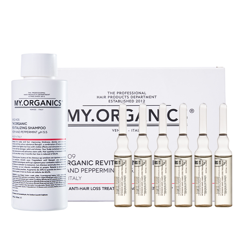 myorganics有机防脱活力安瓶固发密发丰盈发根抗氧修护滋养头皮