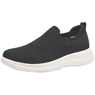 热风轻便健步鞋女款2025年夏季新款时尚户外慢跑鞋网面透气休闲鞋