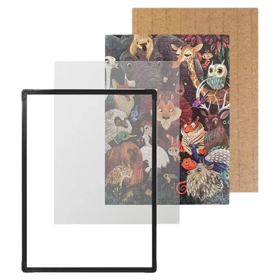 拼图裱框70x50框架大尺寸画框