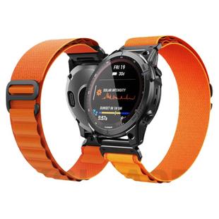 AKGLEADER高山尼龙手表带适用于佳明Garmin飞耐时Fenix8/7/Fenix5XForerunner 945/955/965手表回环编织表带