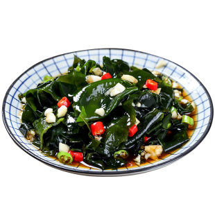 渔食客裙带菜干货海白菜韩国海带汤新鲜海带苗500g嫩裙带菜非特级