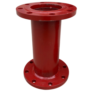 双头法兰短管双盘短管消防栓加高节增高节DN100水泵接合器加长节