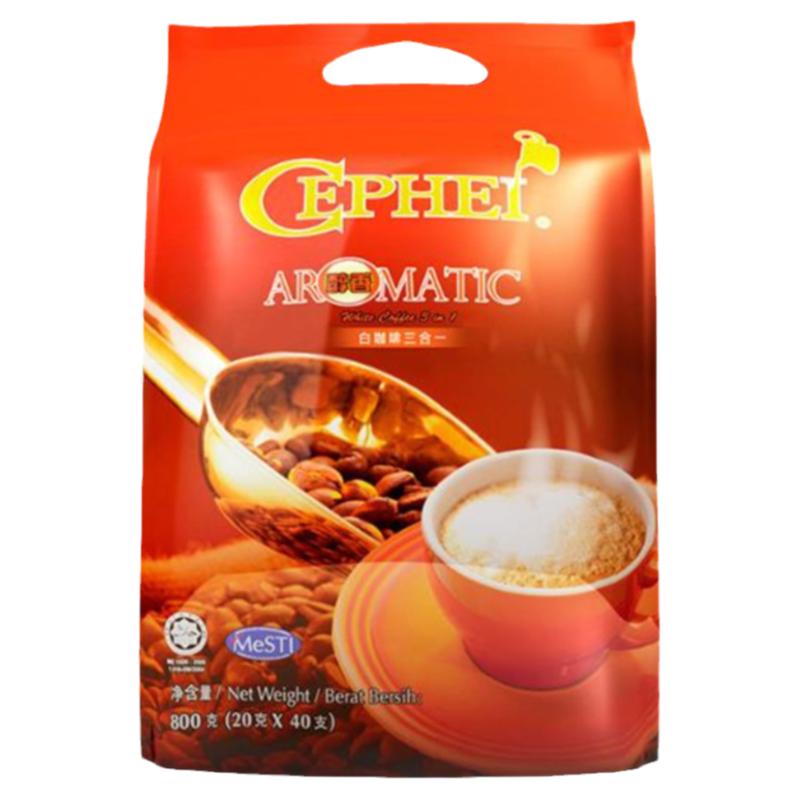马来西亚Cephei/奢啡奢斐醇香咖啡三合一速溶白咖啡粉800克/50杯
