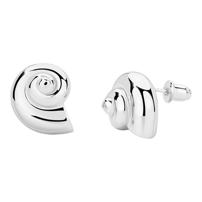 海洋系列月光螺小耳钉