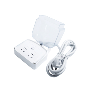 卫生间浴室阳台户外防水接线板摩托车电瓶车充电延长线插座多功能